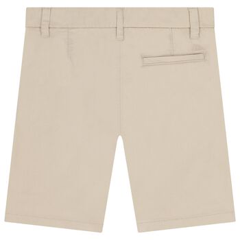 Boys Beige Chino Shorts