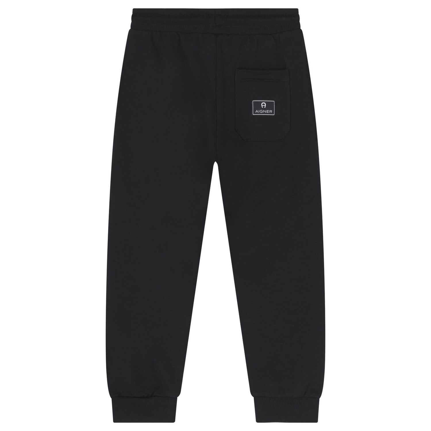 Boys Black Logo Joggers, 1, hi-res
