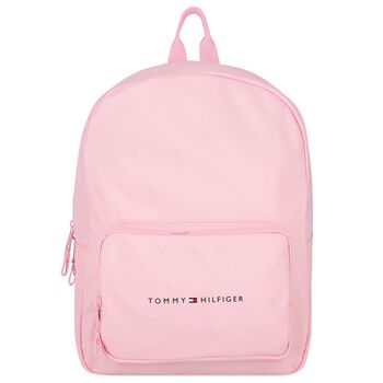 Girls Pink Logo Backpack