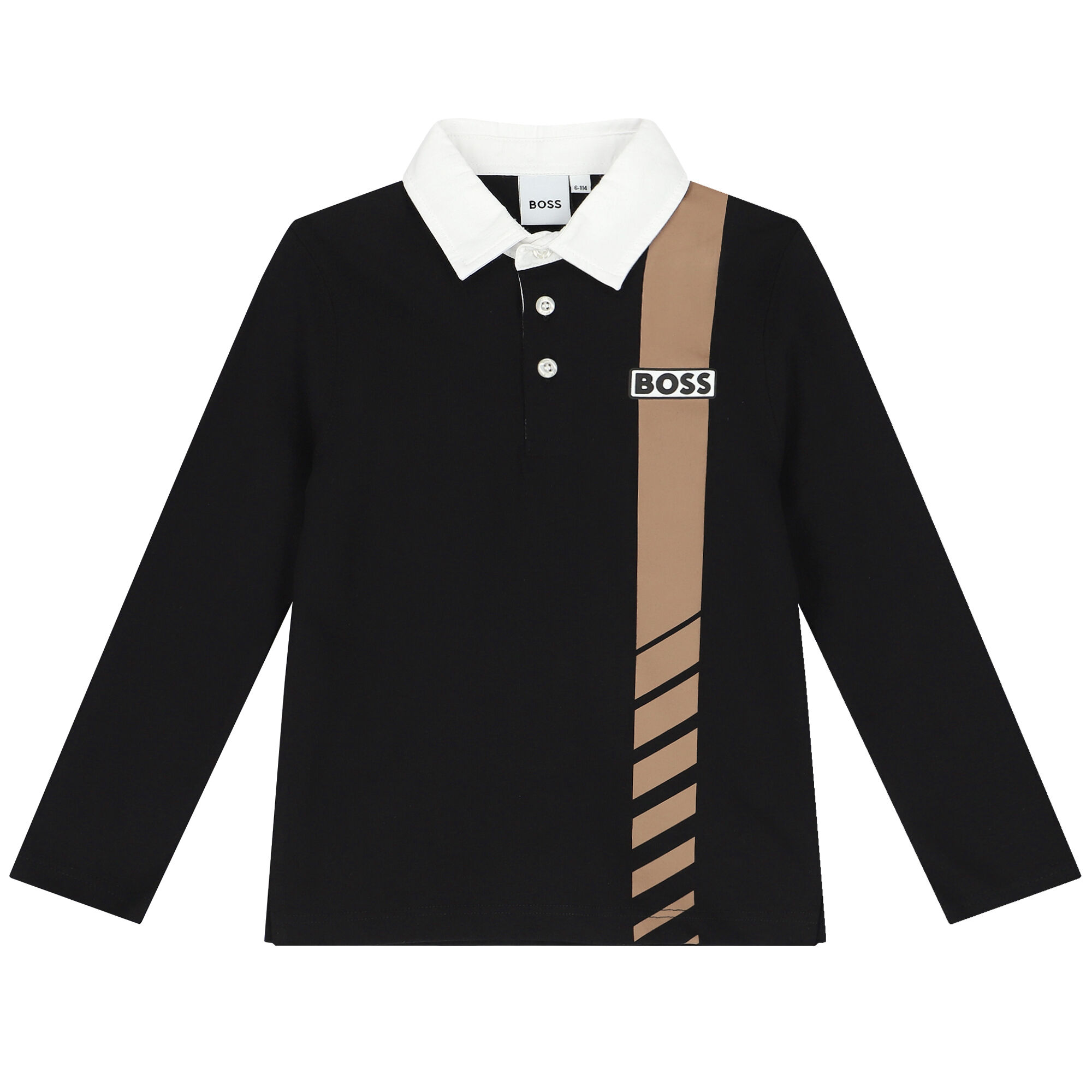 Hugo boss long 2025 sleeve polo junior