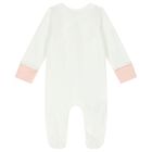 Baby Girls White Bunny Babygrow Gift Set, 3, hi-res