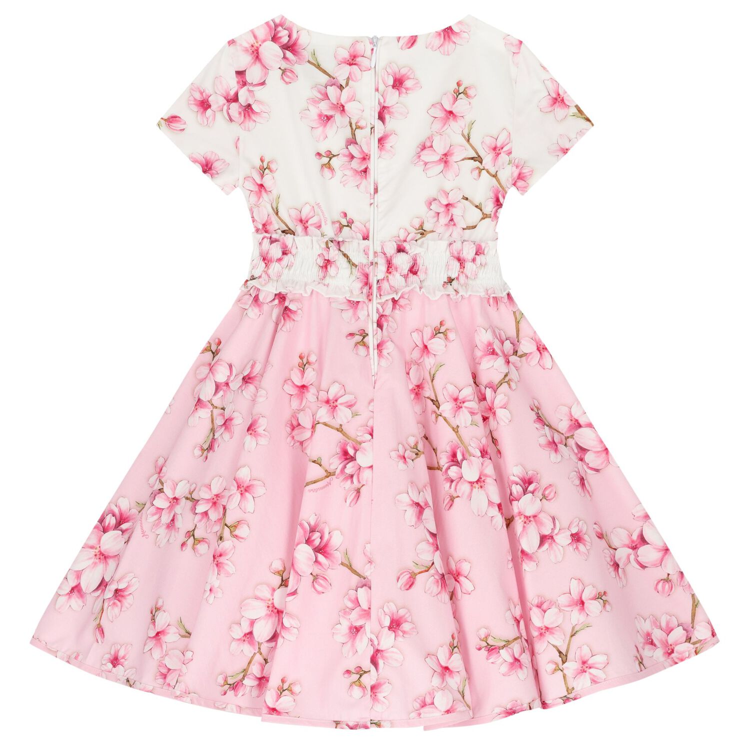 Girls Pink Cherry Blossom Dress, 1, hi-res image number null