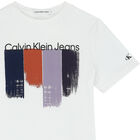 Boys White Logo T-Shirt, 1, hi-res