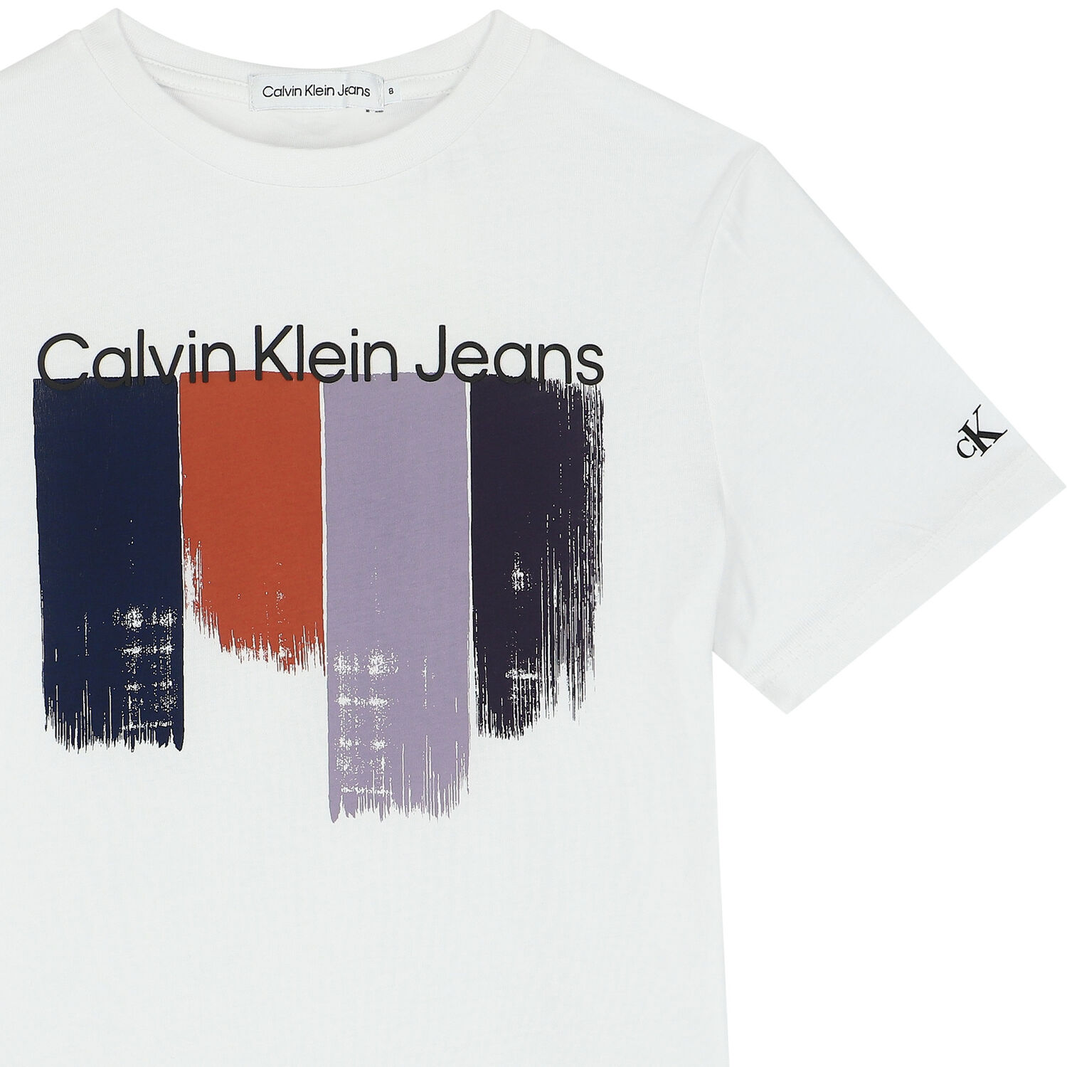 Boys White Logo T-Shirt, 1, hi-res