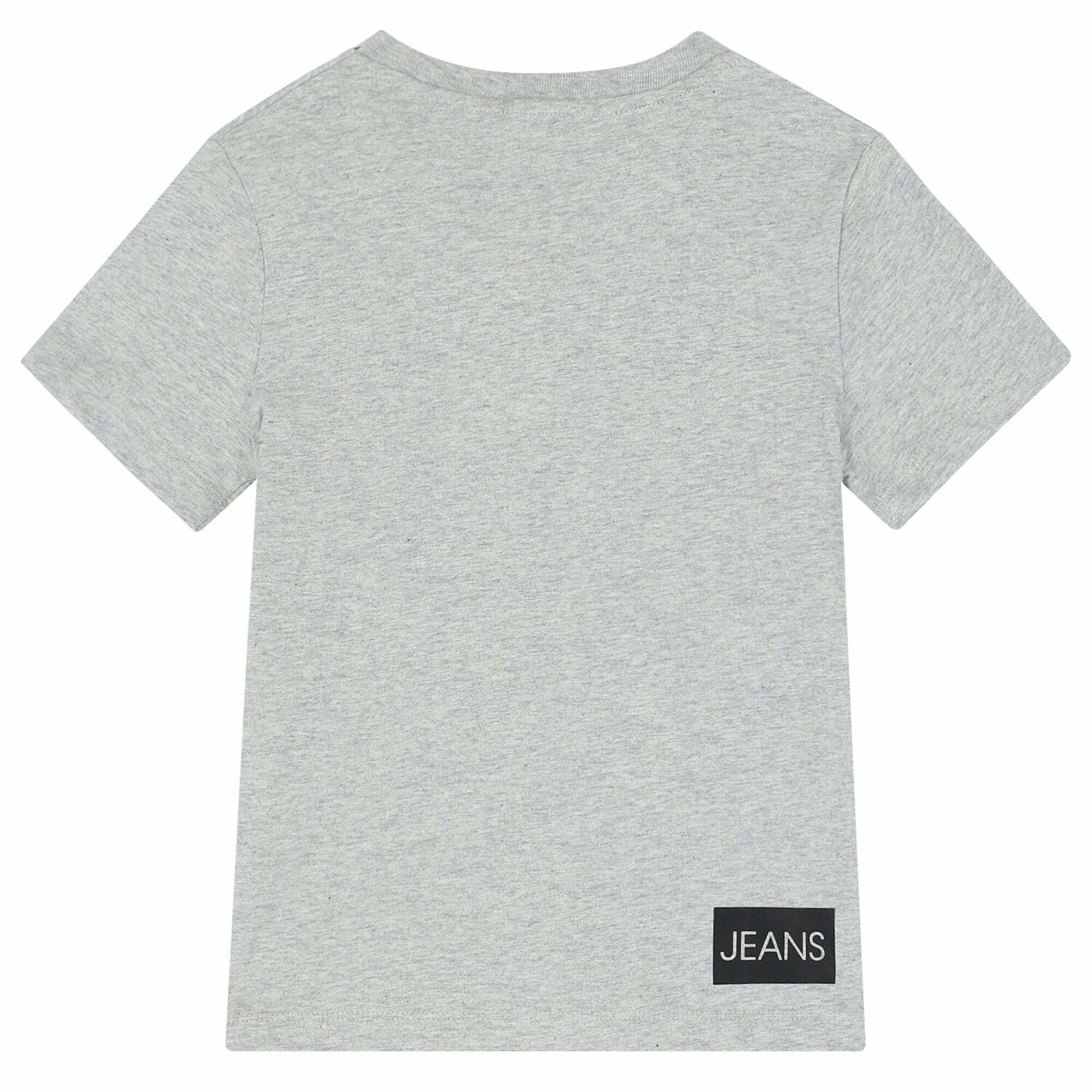 Boys Grey Logo T-Shirt, 4, hi-res