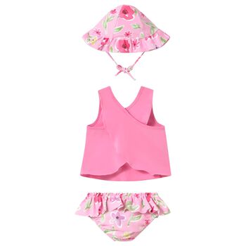 Baby Girls Pink Swim Set
