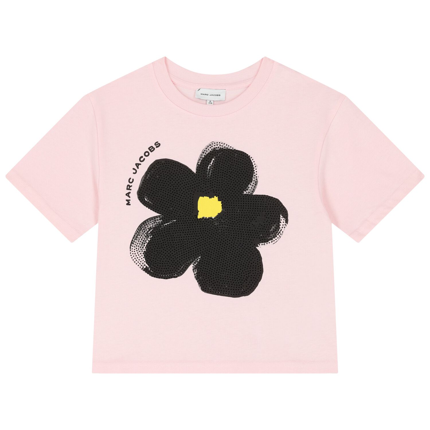Girls Pink Daisy T-Shirt, 1, hi-res