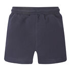 Boys Navy Cotton Shorts, 2, hi-res