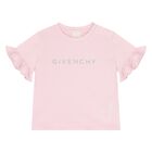 Younger Girls Pink Logo T-Shirt, 2, hi-res