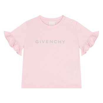 Younger Girls Pink Logo T-Shirt