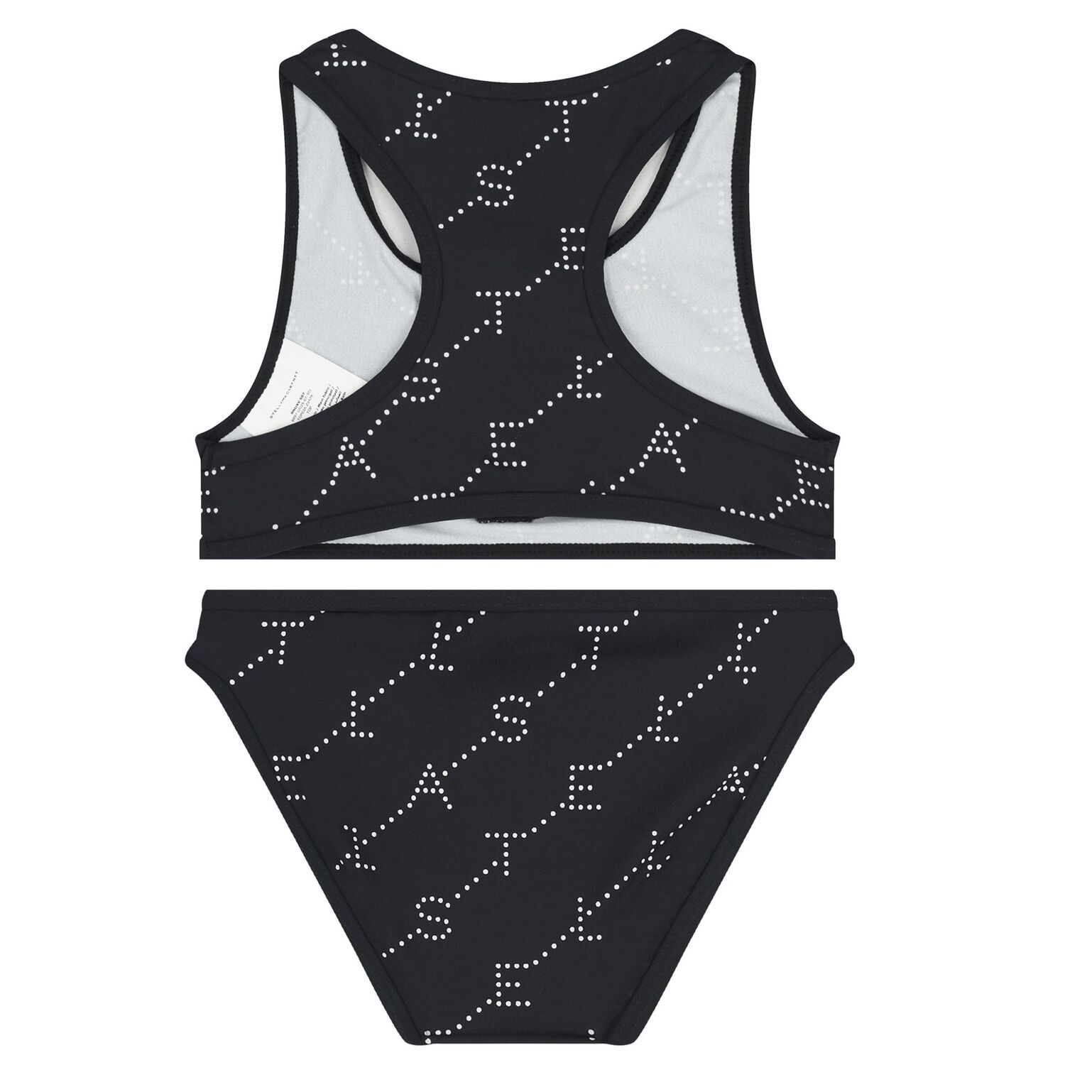 Girls Black & White Bikini, 1, hi-res