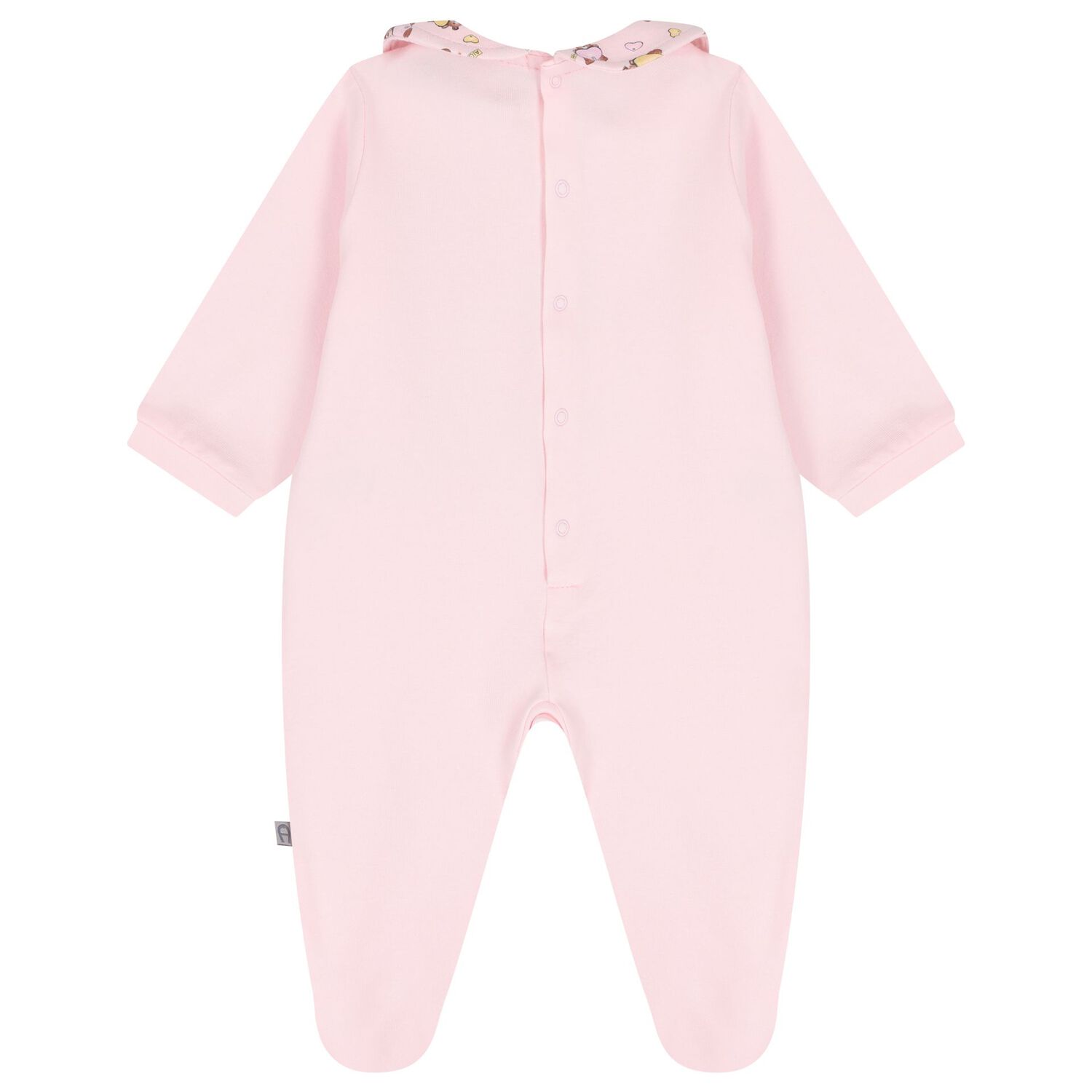 Baby Girls Pink Teddy Bear Logo Babygrow, 2, hi-res