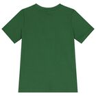 Boys Green Logo T-Shirt, 3, hi-res