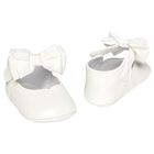 Baby Girls Ivory Bow Pre Walker Shoes, 5, hi-res