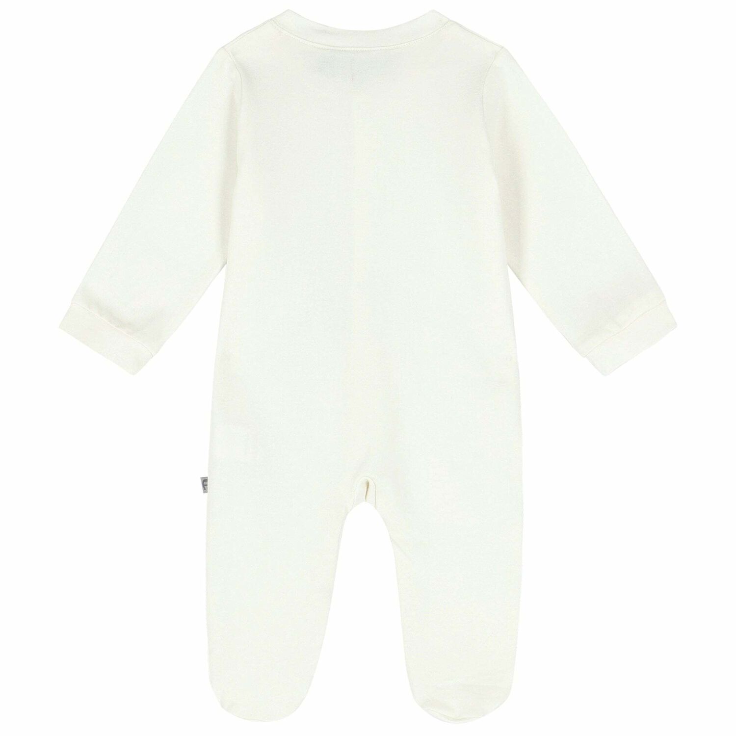 Ivory & Gold Logo Babygrow, 1, hi-res