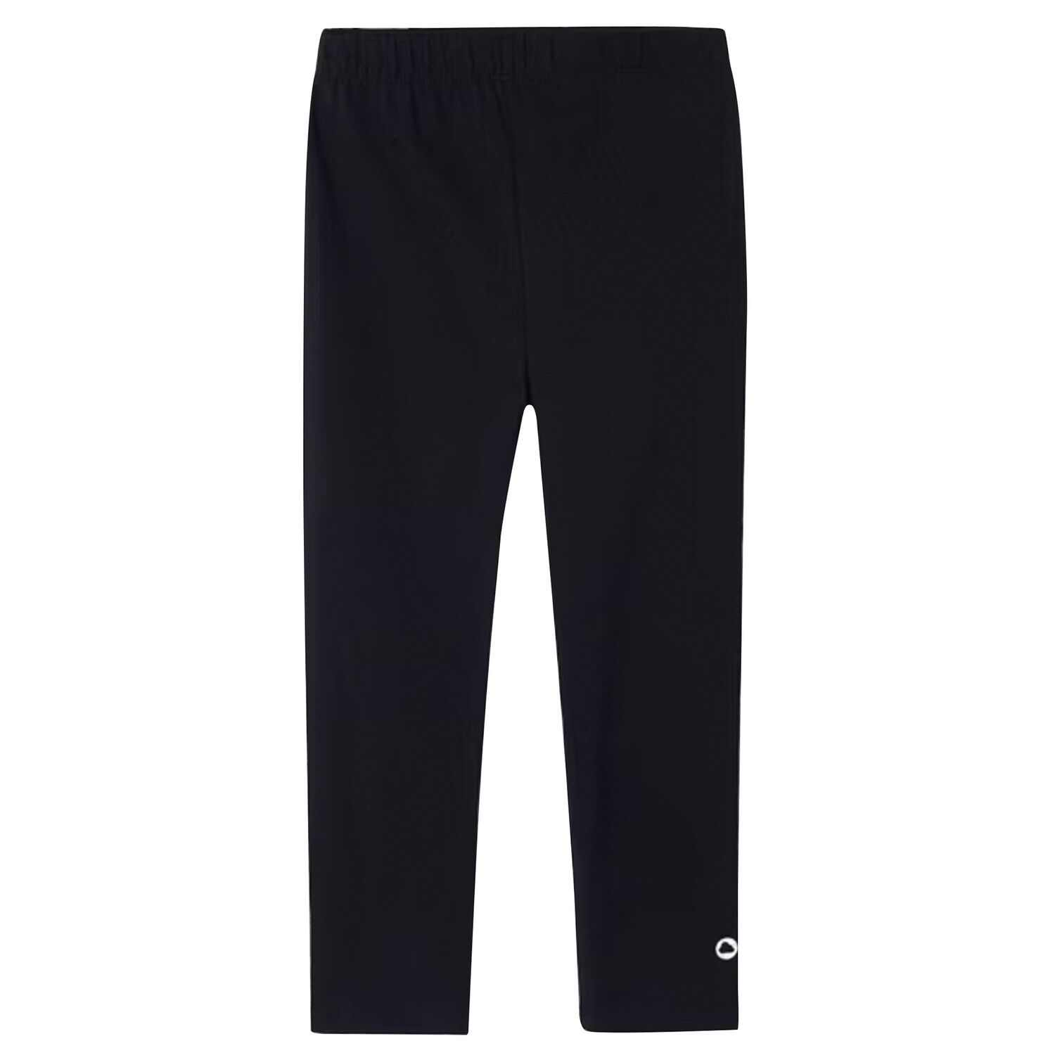 Girls Black Leggings, 2, hi-res