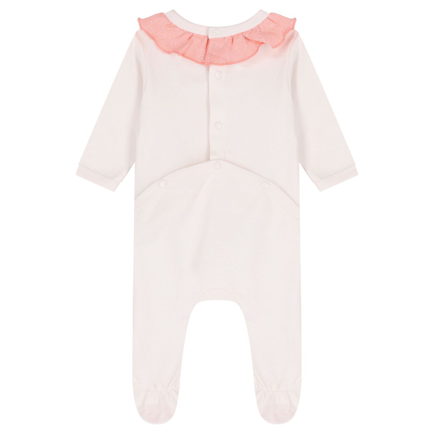 Baby Girls White Tiger Babygrow, 1, hi-res