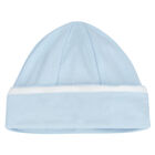 Baby Boys Blue & White Smocked Hat, 1, hi-res
