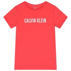 Girls Pink & White Logo T-Shirts ( 2-Pack ), 1, hi-res