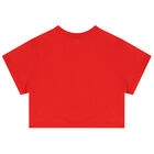 Girls Red Crossbody Bag T-Shirt, 1, hi-res