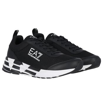 Black & White Logo Trainers