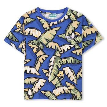 Boys Blue & Green Jungle T-Shirt