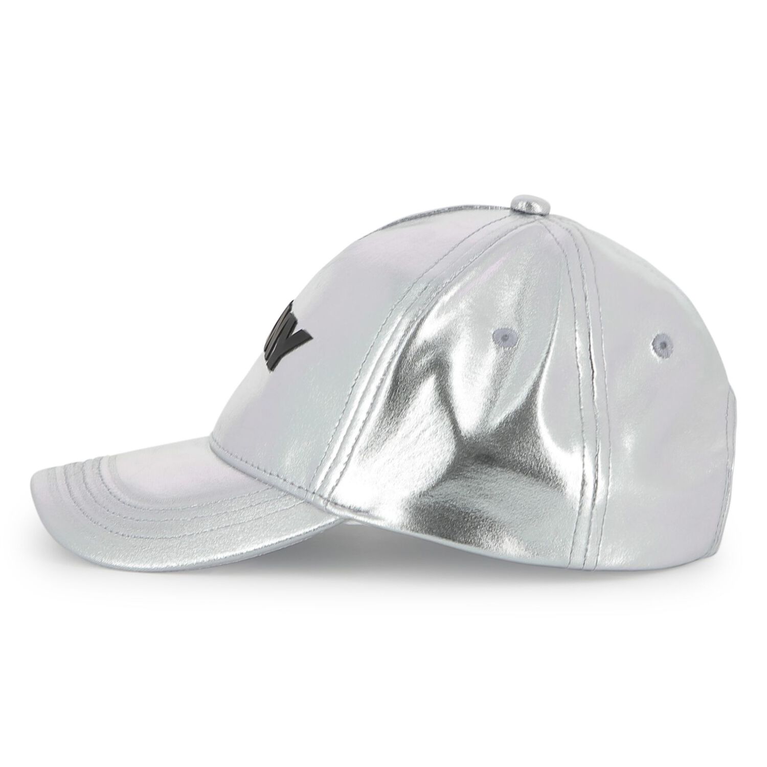 Girls Mini Me Silver Logo Cap, 1, hi-res