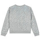 Girls Grey Logo Sweatshirt, 1, hi-res