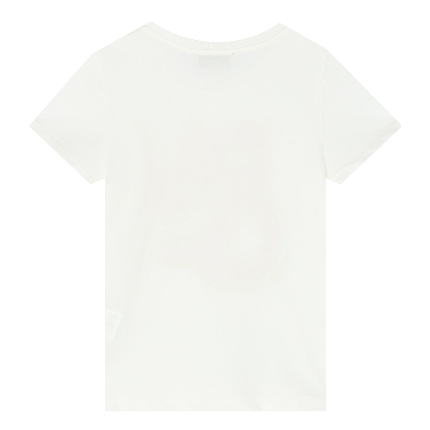 Girls White Logo T-Shirt, 1, hi-res
