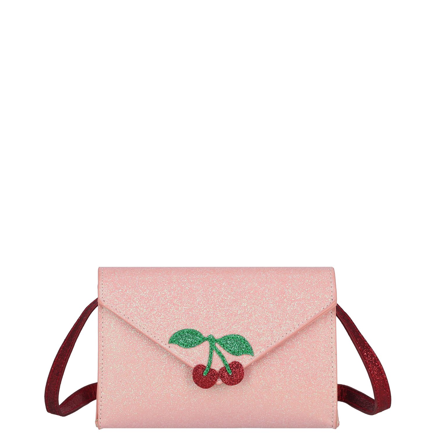 Girls Pink Cherry Handbag, 1, hi-res