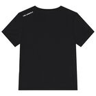 Boys Black Ikonik Logo T-Shirt, 1, hi-res