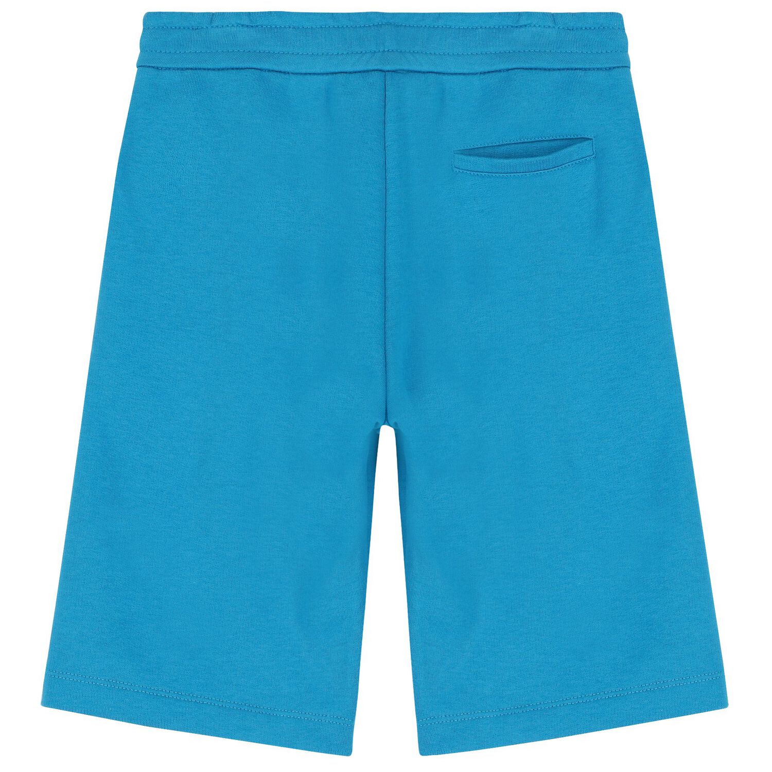 Boys Ivory & Blue Logo Shorts Set, 1, hi-res