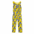 Girls Yellow Jumpsuit, 1, hi-res