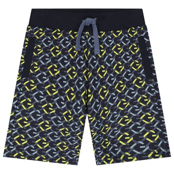 Boys Blue Logo Shorts