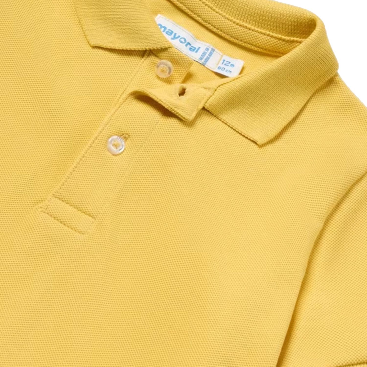 Younger Boys Yellow Polo Shirt, 2, hi-res