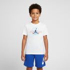 Boys Blue Logo Shorts, 3, hi-res