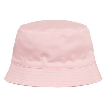 Baby Girls Pink Teddy Bear Logo Hat
