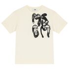 Boys Ivory Logo T-Shirt, 1, hi-res