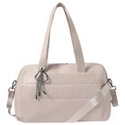Beige Faux Leather Changing Bag, 1, hi-res