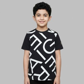 Boys Black Logo T-Shirt