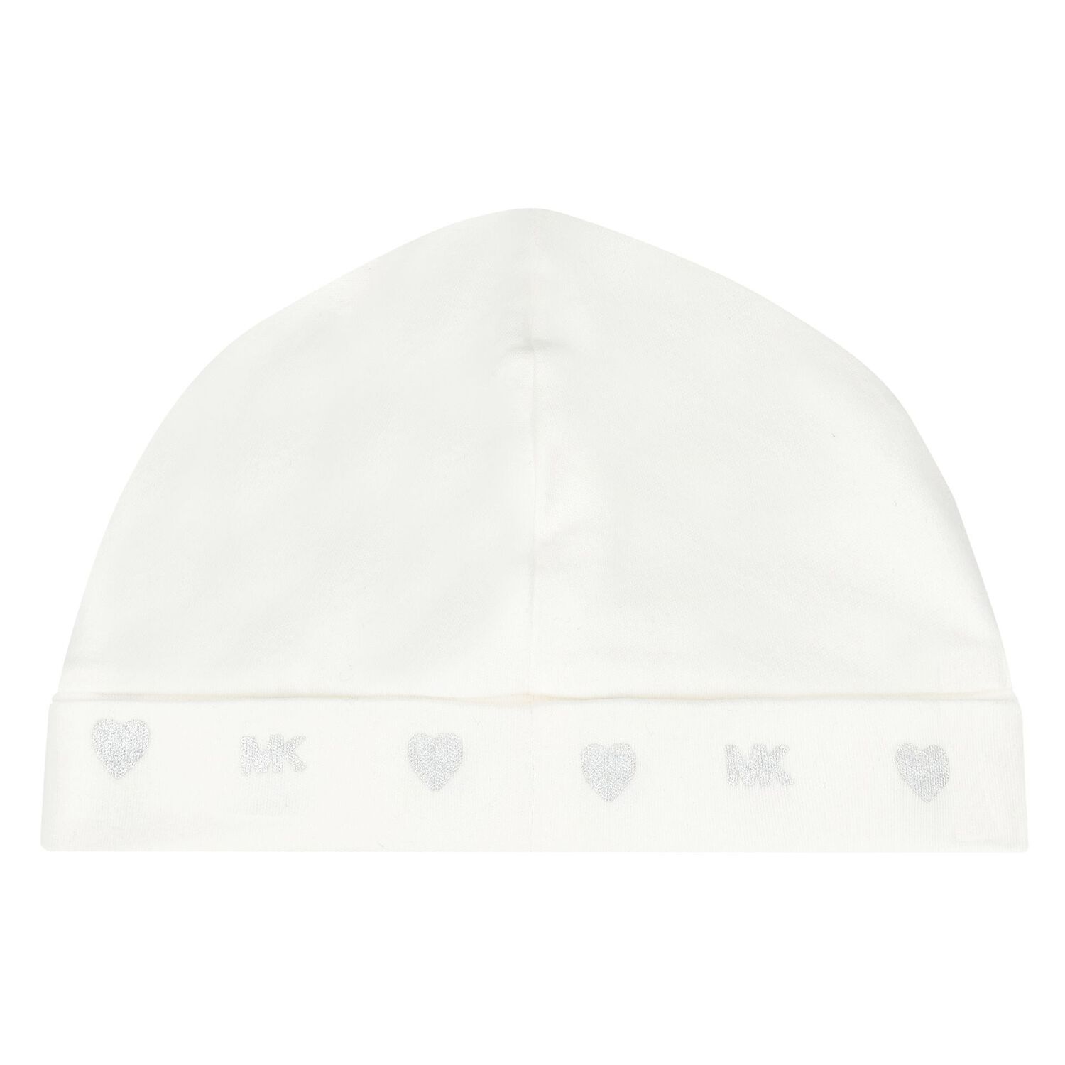 Baby Girls Ivory & Silver Logo Babygrow Gift Set, 1, hi-res