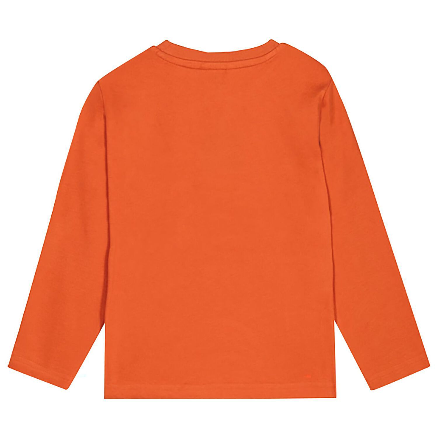 Boys Orange Long Sleeve Top, 1, hi-res image number null