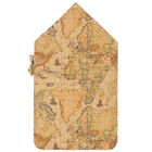 Beige Geo Map Baby Nest, 1, hi-res