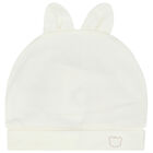 Ivory Baby Hat & Mittens Set, 1, hi-res