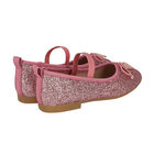 Younger Girls Pink Glitter Shoes, 2, hi-res