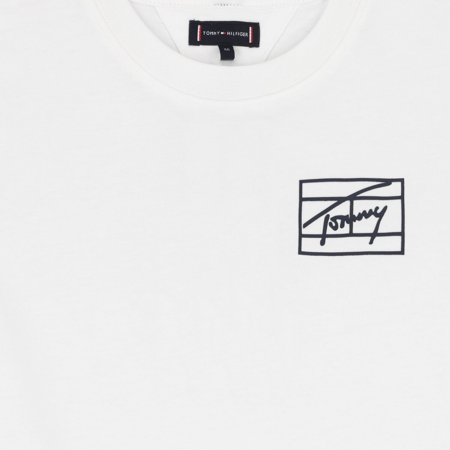 Boys White Logo T-Shirt, 3, hi-res