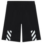 Black Logo Shorts, 1, hi-res
