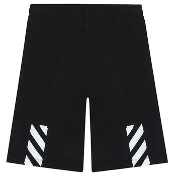 Black Logo Shorts