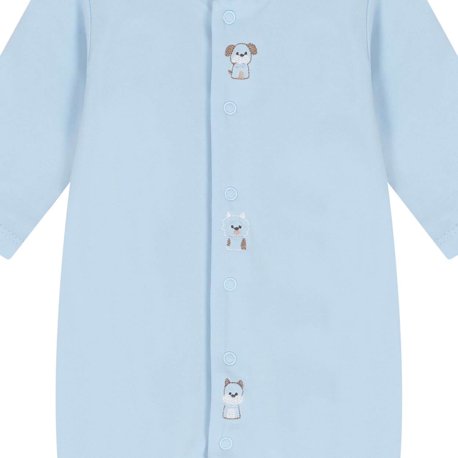 Baby Boys Blue Babygrow ( 2-Pack ), 1, hi-res