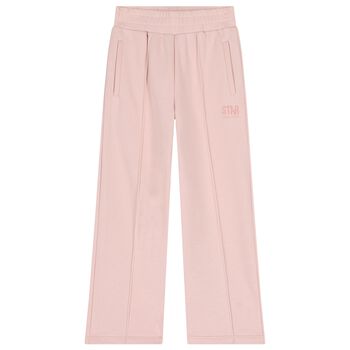 Girls Pink Logo Joggers